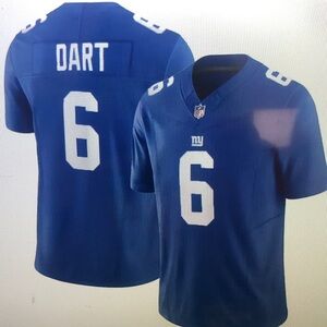 😎Jaxson Dart Blue Jersey Stitched Vapor Royal😘